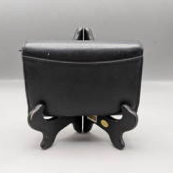 Tory Burch Black Saffiano Leather Trifold Wallet - Authentic - Picture 7 of 10